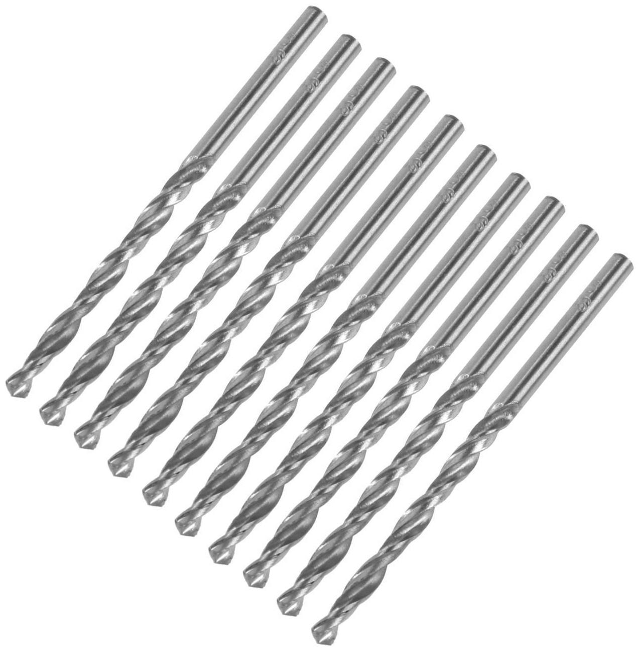 Сверло по металлу ТУНДРА, HSS, цилиндрический хвостовик, 3.5 х 70 мм, 10 шт.