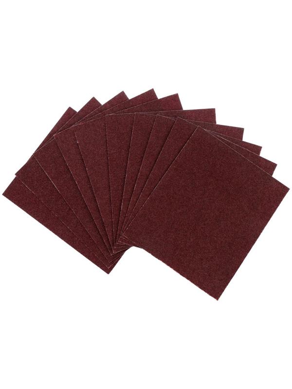 Шкурка шлифовальная в листах ТУНДРА, на тканевой основе водостойкая, 230 х 280, Р40, 10 шт.