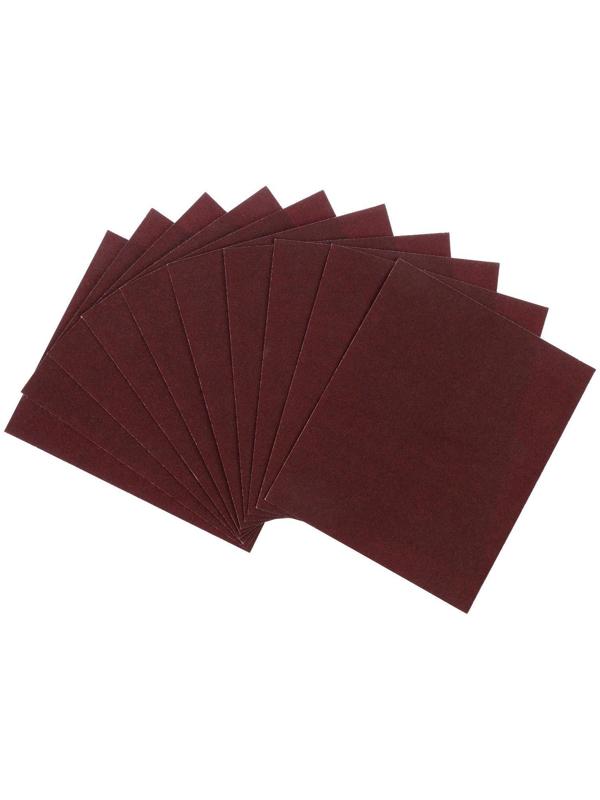 Шкурка шлифовальная в листах ТУНДРА, на тканевой основе водостойкая, 230 х 280, Р320, 10 шт.