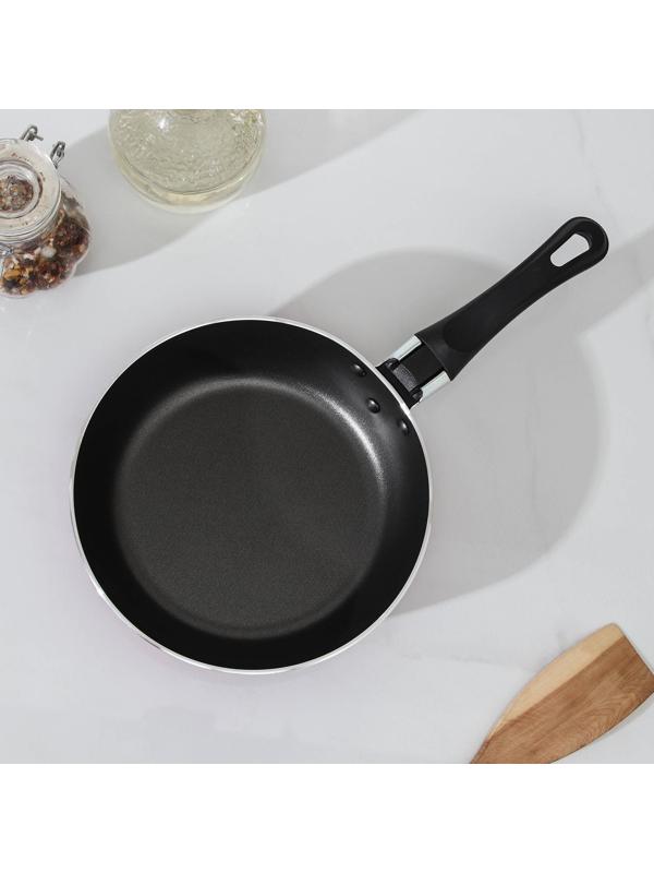 Сковорода Colibri, d=16 см, пластиковая ручка, антипригарное покрытие, цвет розовый