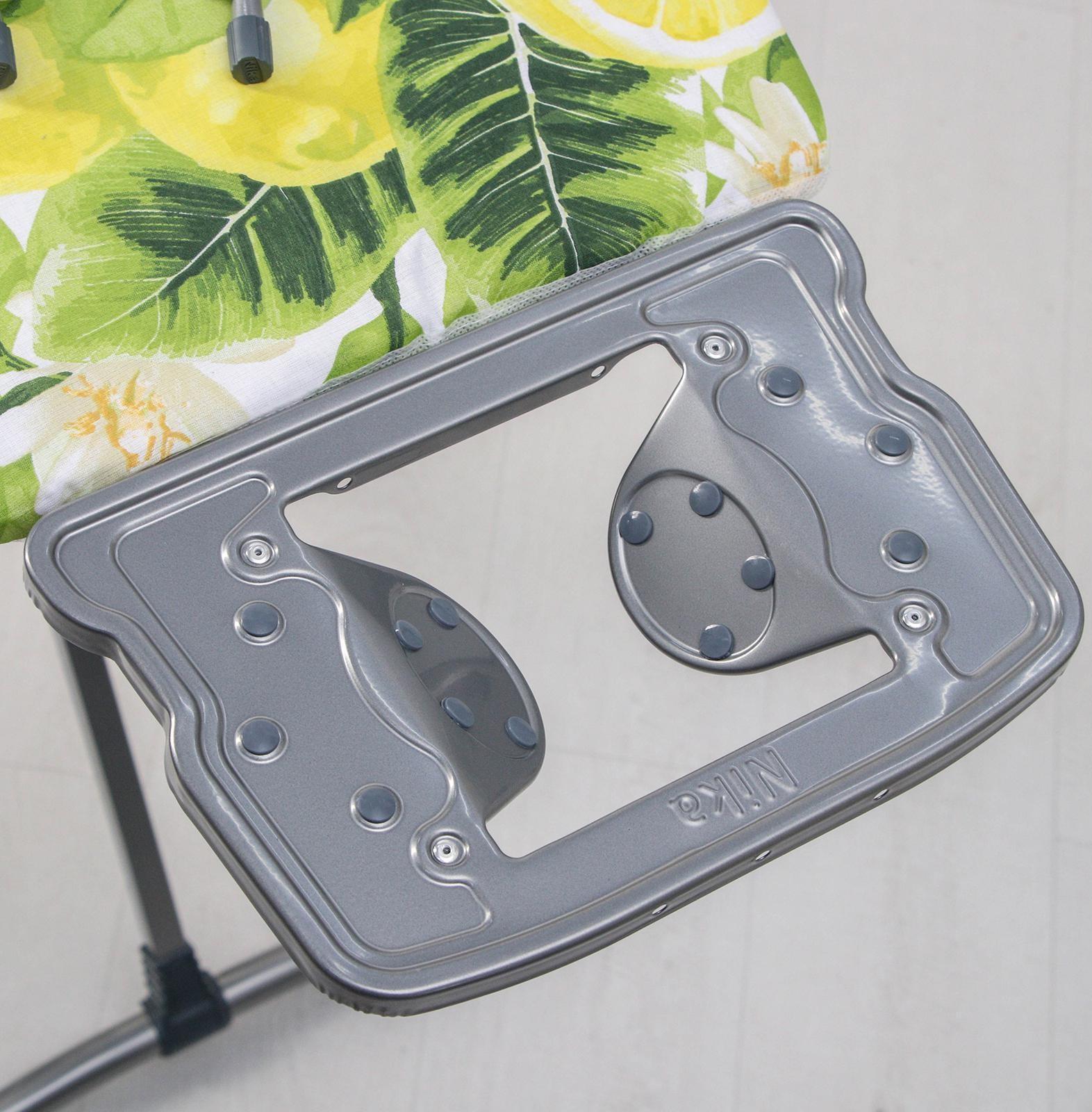 Доска гладильная Nika, 122×40 см, регулируемая высота до 90 см, МИКС