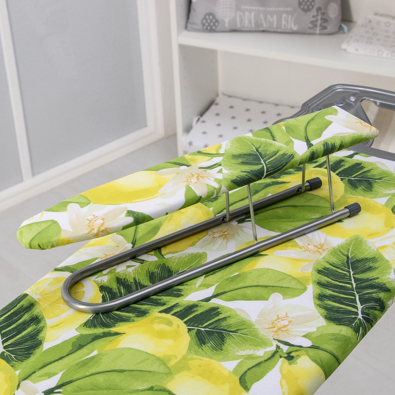 Доска гладильная Nika, 122×40 см, регулируемая высота до 90 см, МИКС