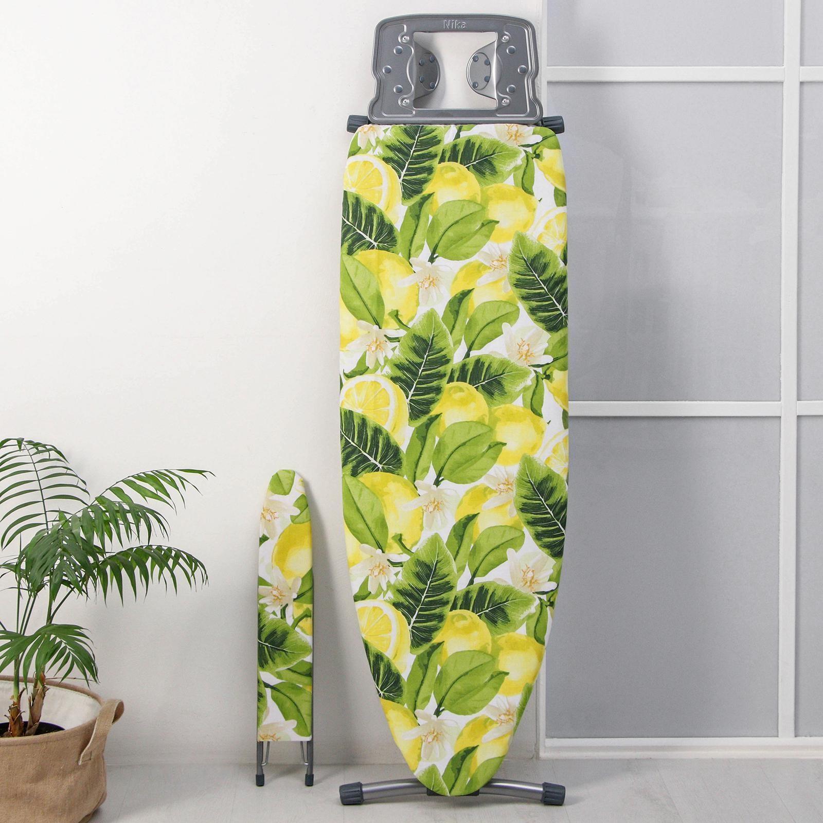 Доска гладильная Nika, 122×40 см, регулируемая высота до 90 см, МИКС