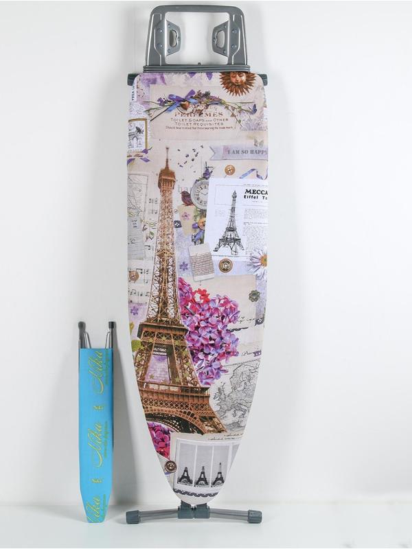 Доска гладильная Nika, 122×40 см, регулируемая высота до 90 см, МИКС