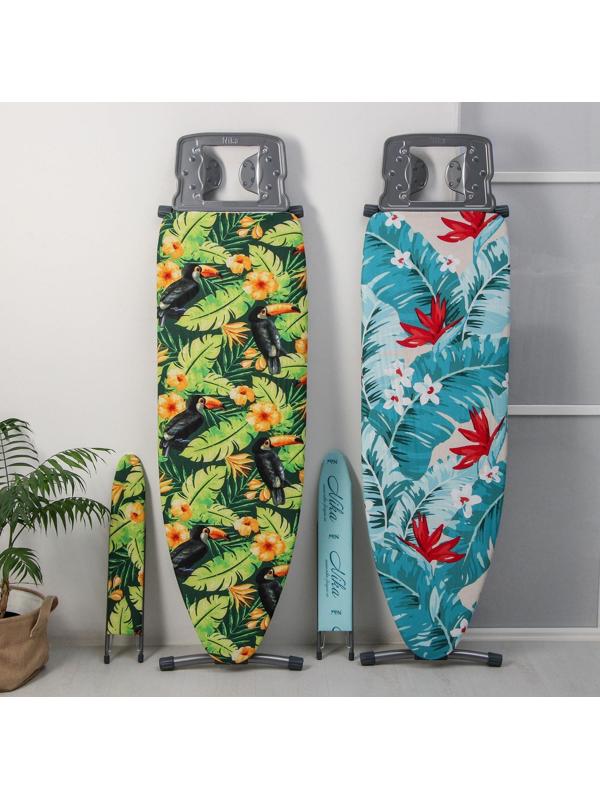 Доска гладильная Nika, 122×40 см, регулируемая высота до 90 см, МИКС