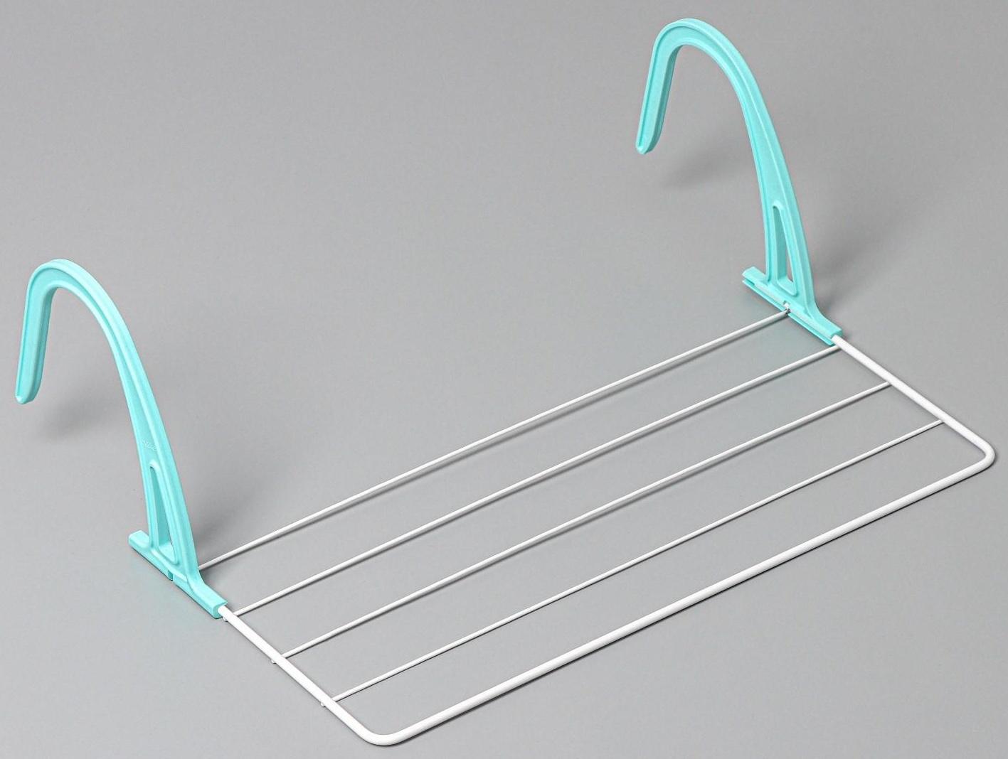 Сушилка для белья на радиатор, 45×23,5×18 см, цвет белый