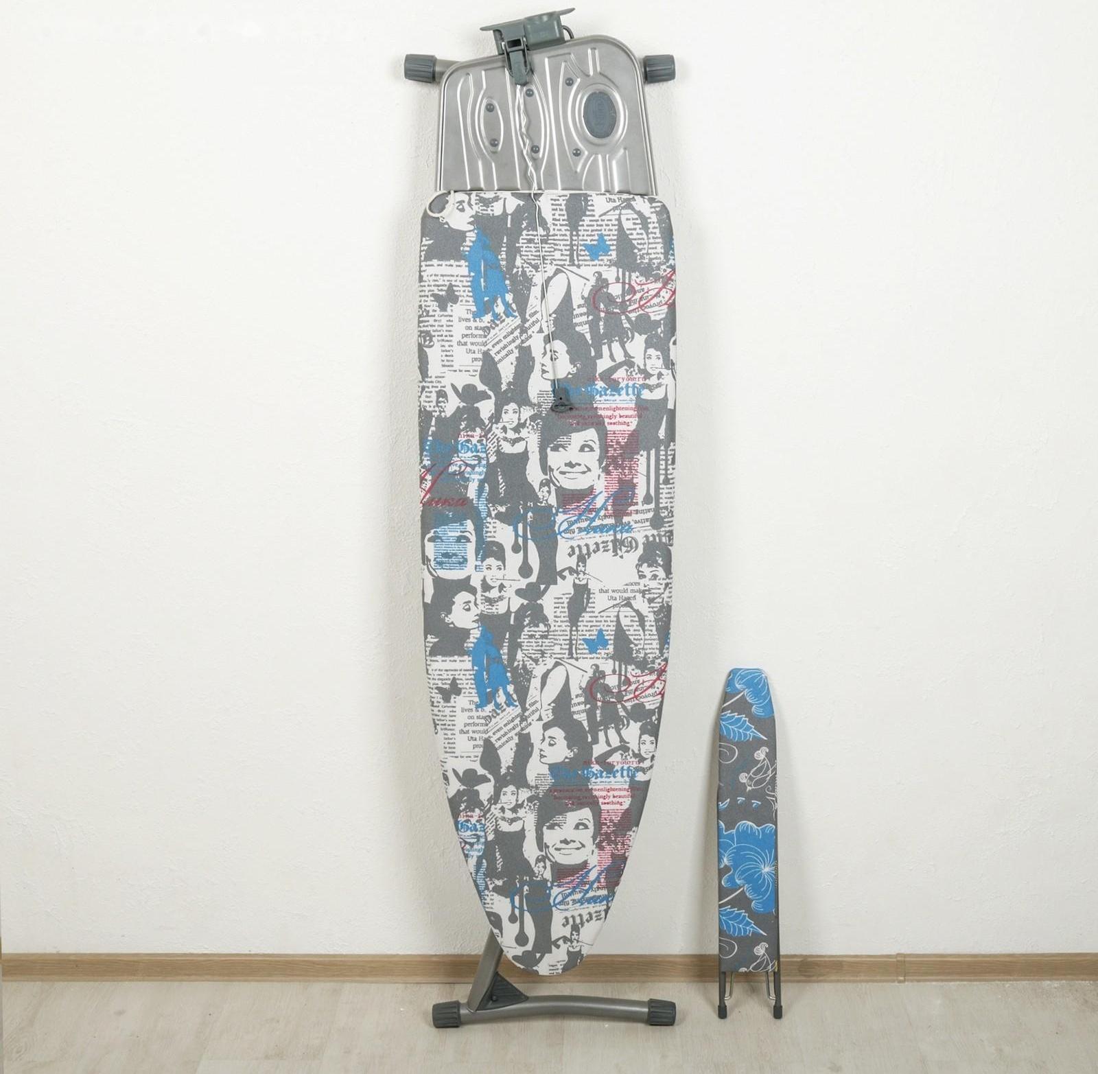 Доска гладильная Nika «Ника 11 тефлон», 122×40 см, регулируемая высота до 100 см, рисунок МИКС