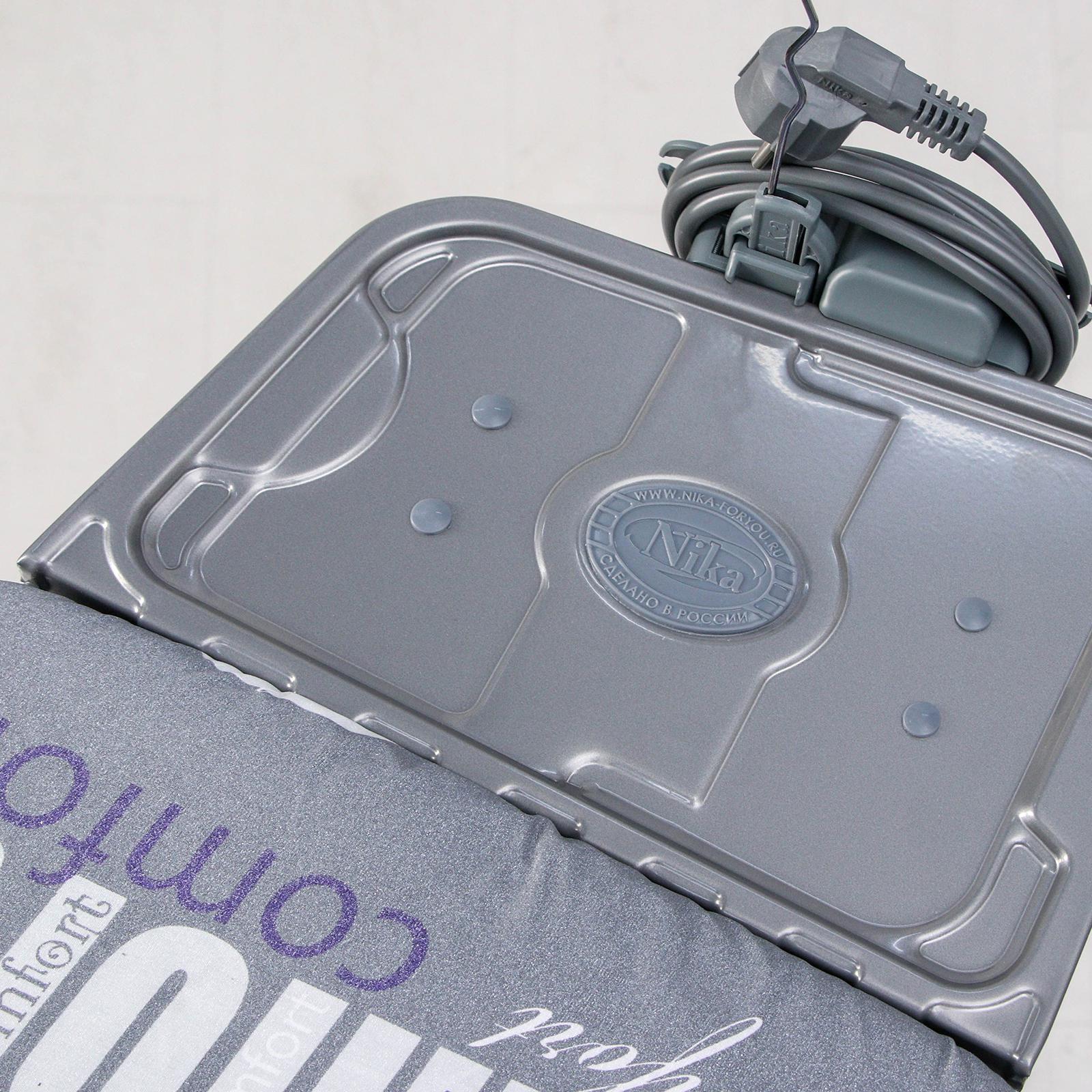 Доска гладильная Nika «Ника 11 тефлон», 122×40 см, регулируемая высота до 100 см, рисунок МИКС