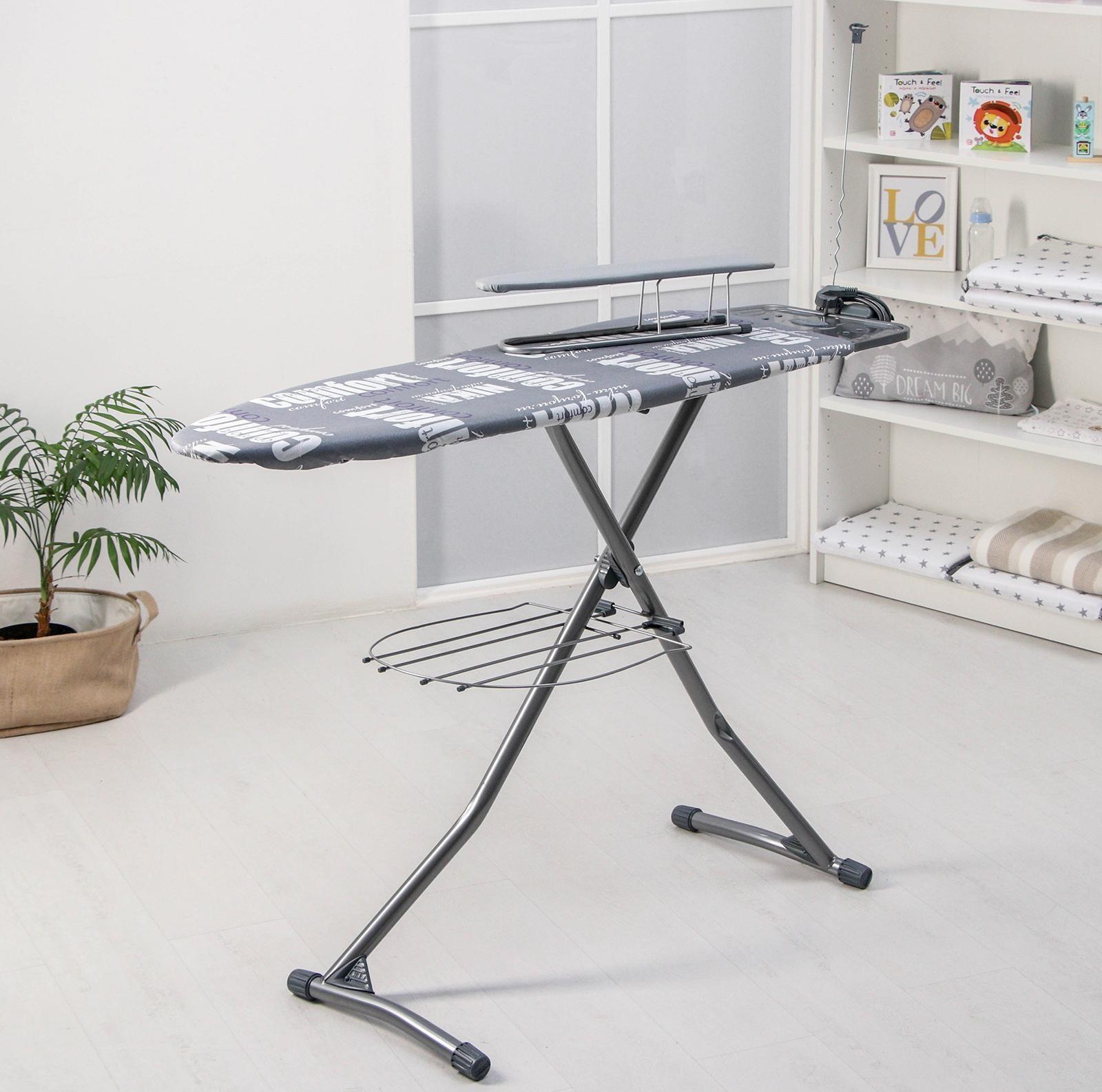 Доска гладильная Nika «Ника 11 тефлон», 122×40 см, регулируемая высота до 100 см, рисунок МИКС