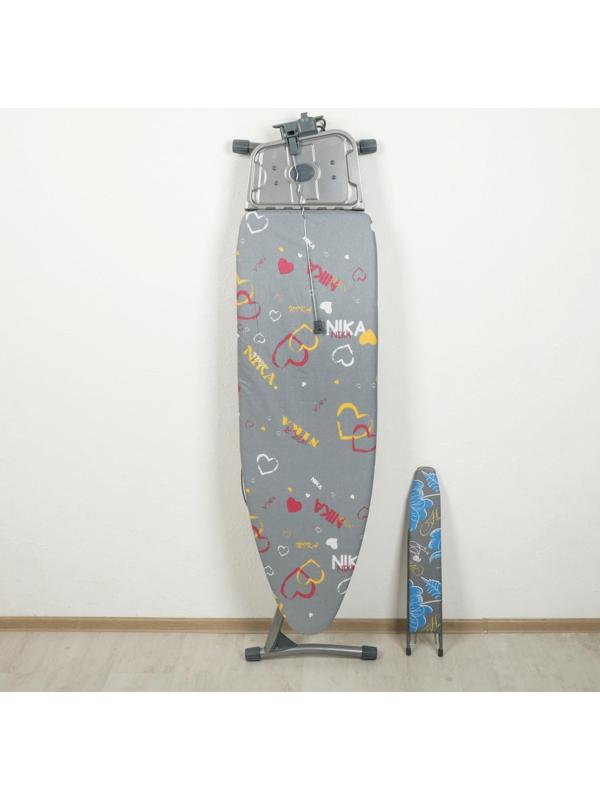 Доска гладильная Nika «Ника 11 тефлон», 122×40 см, регулируемая высота до 100 см, рисунок МИКС