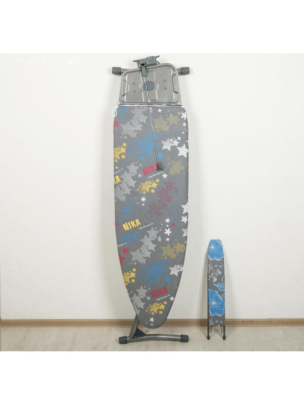 Доска гладильная Nika «Ника 11 тефлон», 122×40 см, регулируемая высота до 100 см, рисунок МИКС