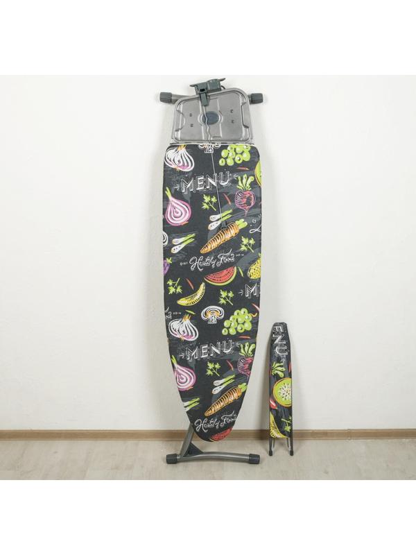 Доска гладильная Nika «Ника 11 тефлон», 122×40 см, регулируемая высота до 100 см, рисунок МИКС