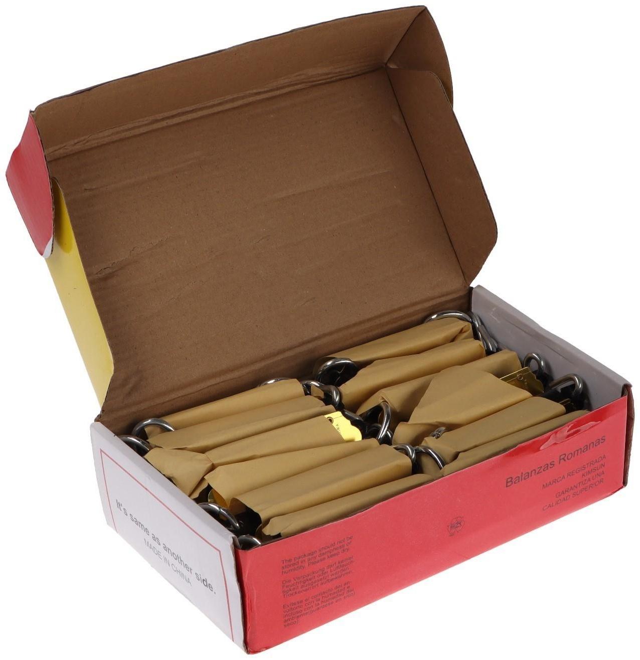 Безмен Luazon, механический, до 12 кг, цена деления 500 г, жёлтый