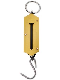 Безмен Luazon, механический, до 12 кг, цена деления 500 г, жёлтый