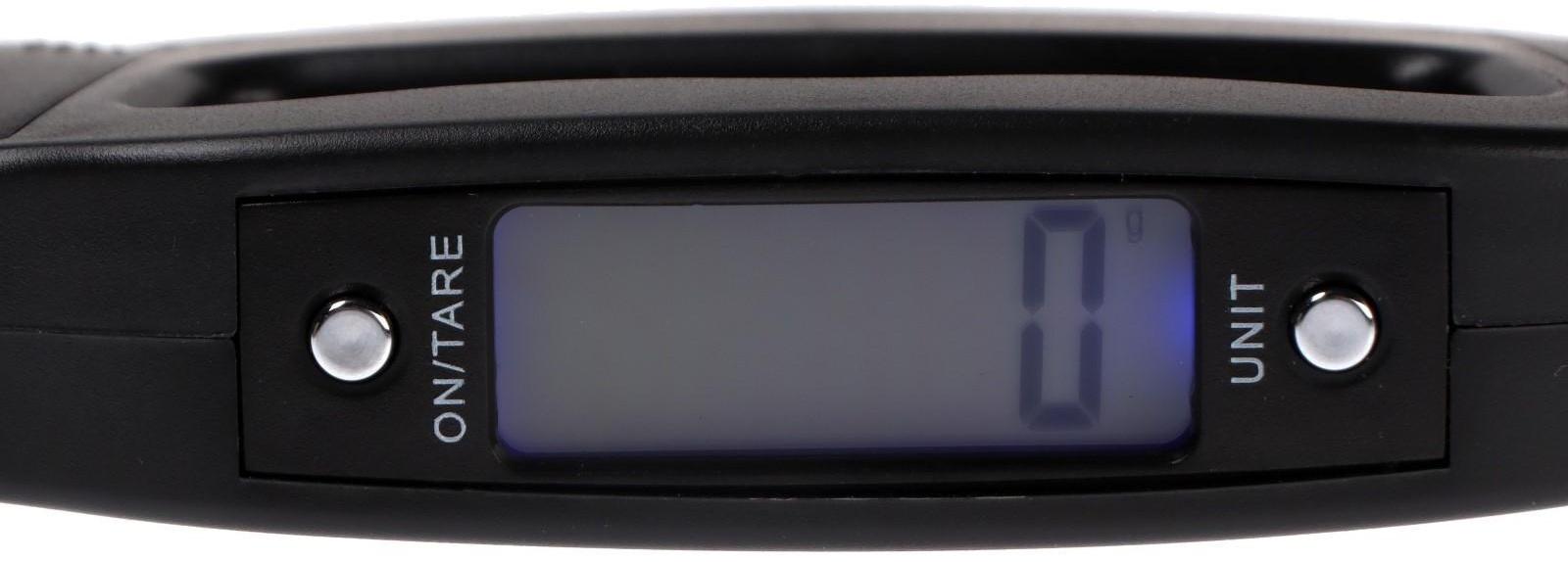 Весы-безмен LuazON LV-506, электронный, до 50 кг, точность до 10 г, подсветка, чёрный