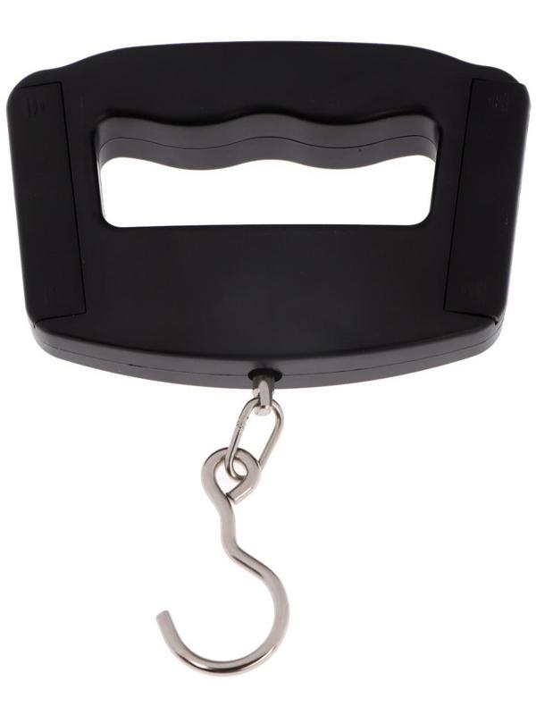 Весы-безмен LuazON LV-506, электронный, до 50 кг, точность до 10 г, подсветка, чёрный