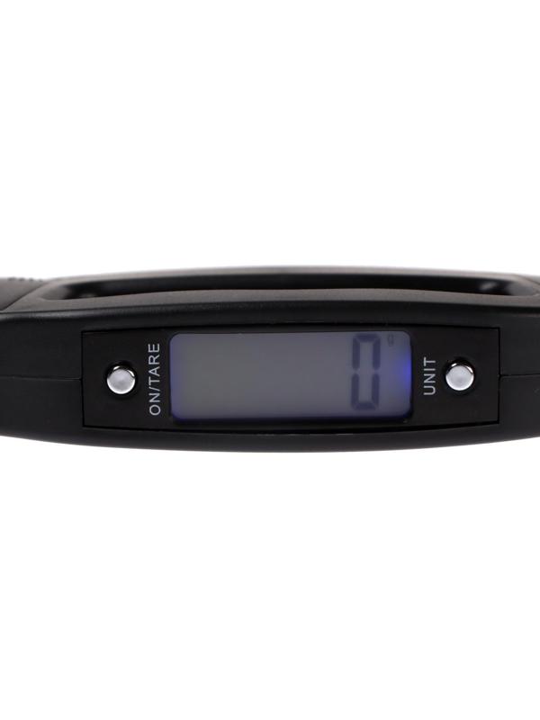 Весы-безмен LuazON LV-506, электронный, до 50 кг, точность до 10 г, подсветка, чёрный