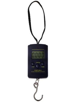 Весы-безмен Luazon LV-403, электронный, до 40 кг, точность до 10 г, подсветка, тёмно-синий