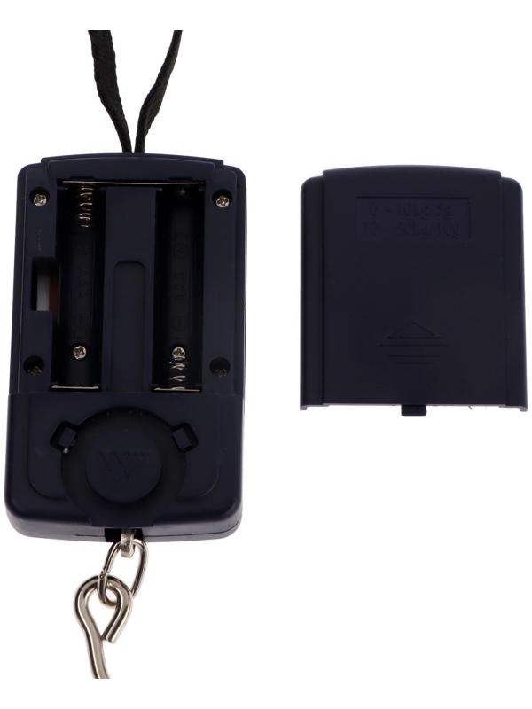 Весы-безмен Luazon LV-403, электронный, до 40 кг, точность до 10 г, подсветка, тёмно-синий