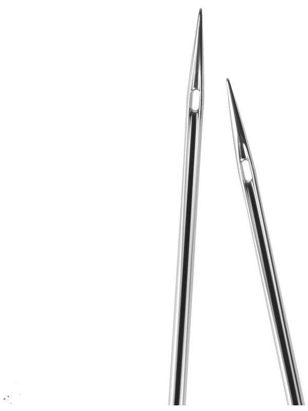 Иглы для бытовых швейных машин, микротекс, №60-70, 5 шт