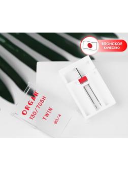 Игла для бытовых швейных машин, двойная, №90/4