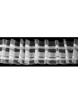 Шторная лента, 3 см, 6 ± 1 м, цвет белый