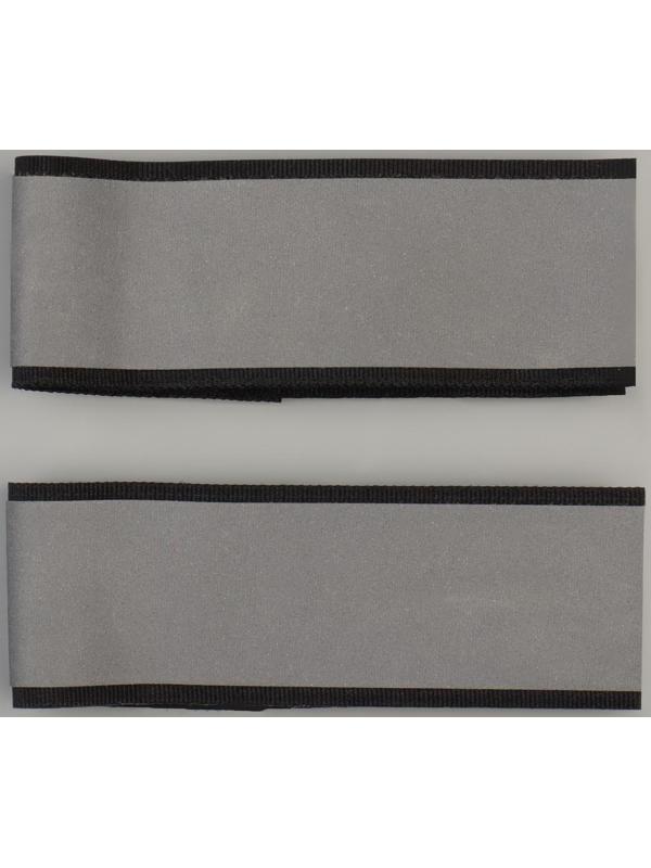 Съёмные световые ремешки на липучке, 2 шт, цвет чёрный