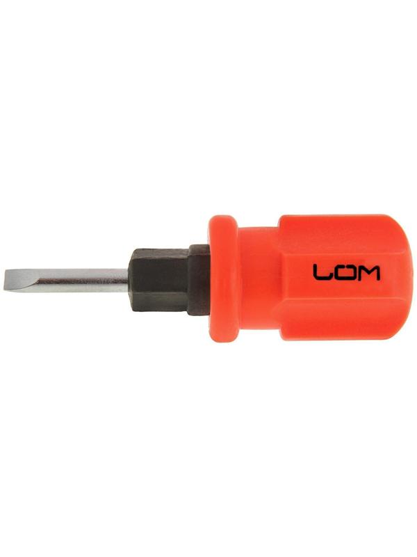 Отвертка комбинированная ЛОМ, 2 в 1, пластиковая рукоятка, PH2/SL6 х 38 мм