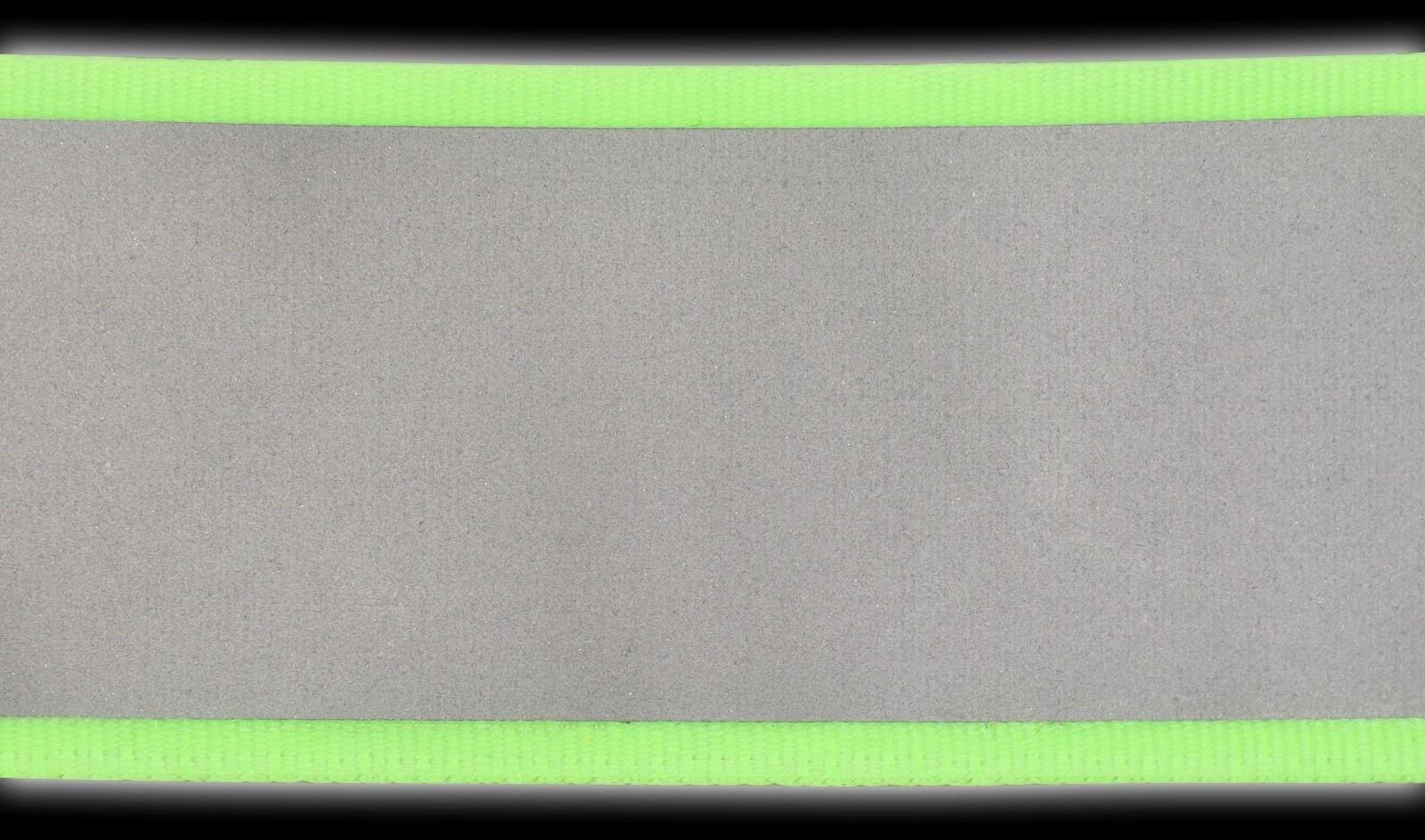 Повязка нарукавная светоотражающая, 41 см × 3 см, цвет ярко-салатовый