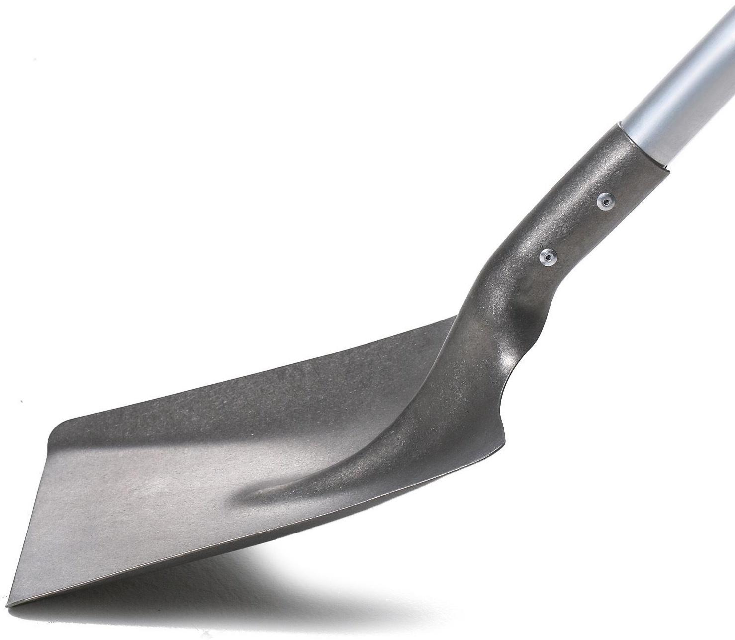 Лопата совковая, титановая, L = 125 см, алюминиевый черенок, с ручкой