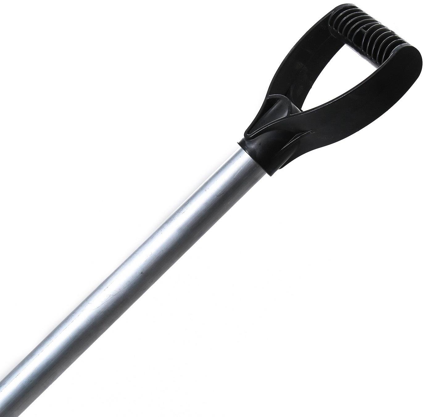 Лопата совковая, титановая, L = 125 см, алюминиевый черенок, с ручкой