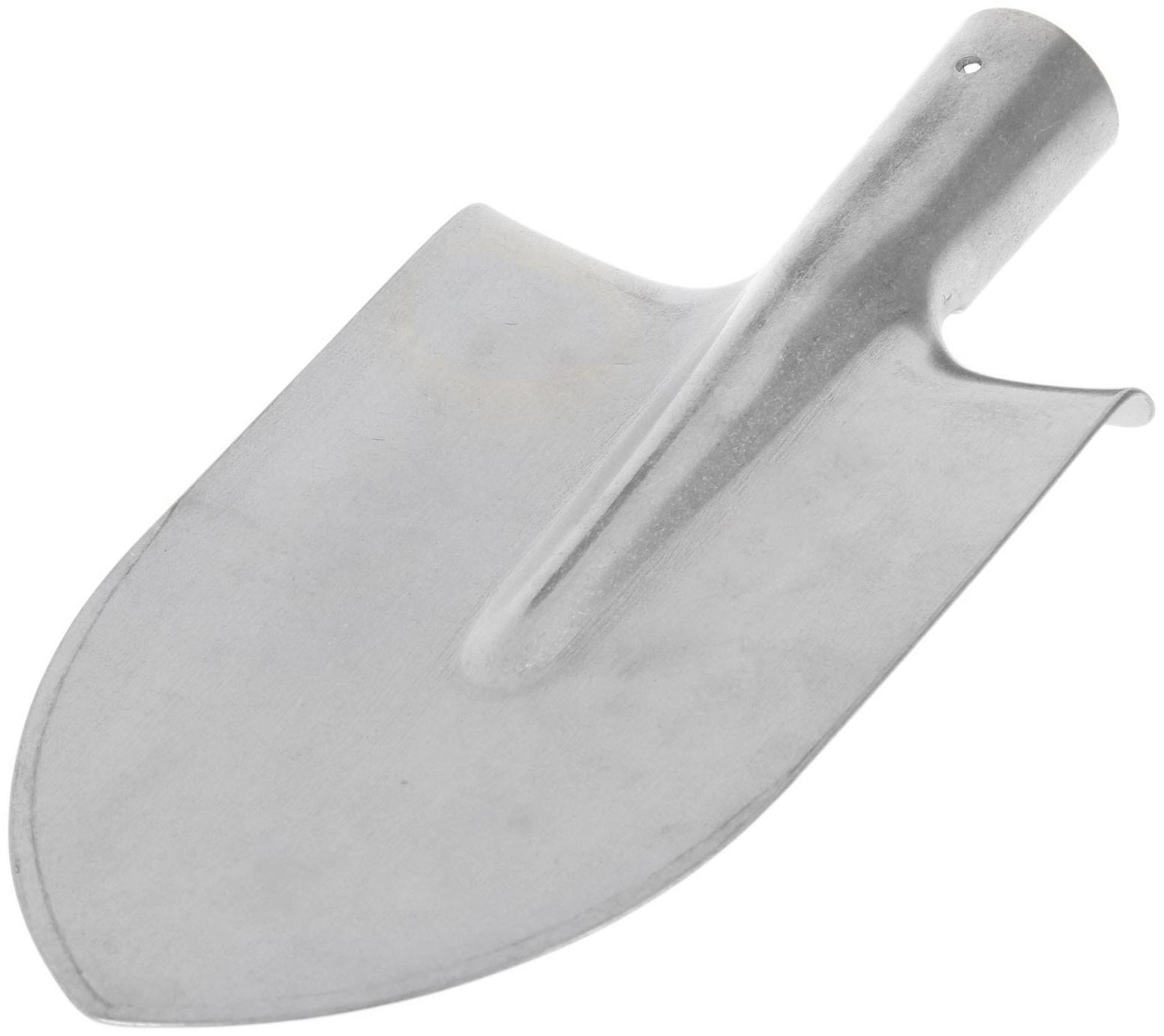 Лопата штыковая, острая, тулейка 40 мм, титан, без черенка, дамская ВСМПО