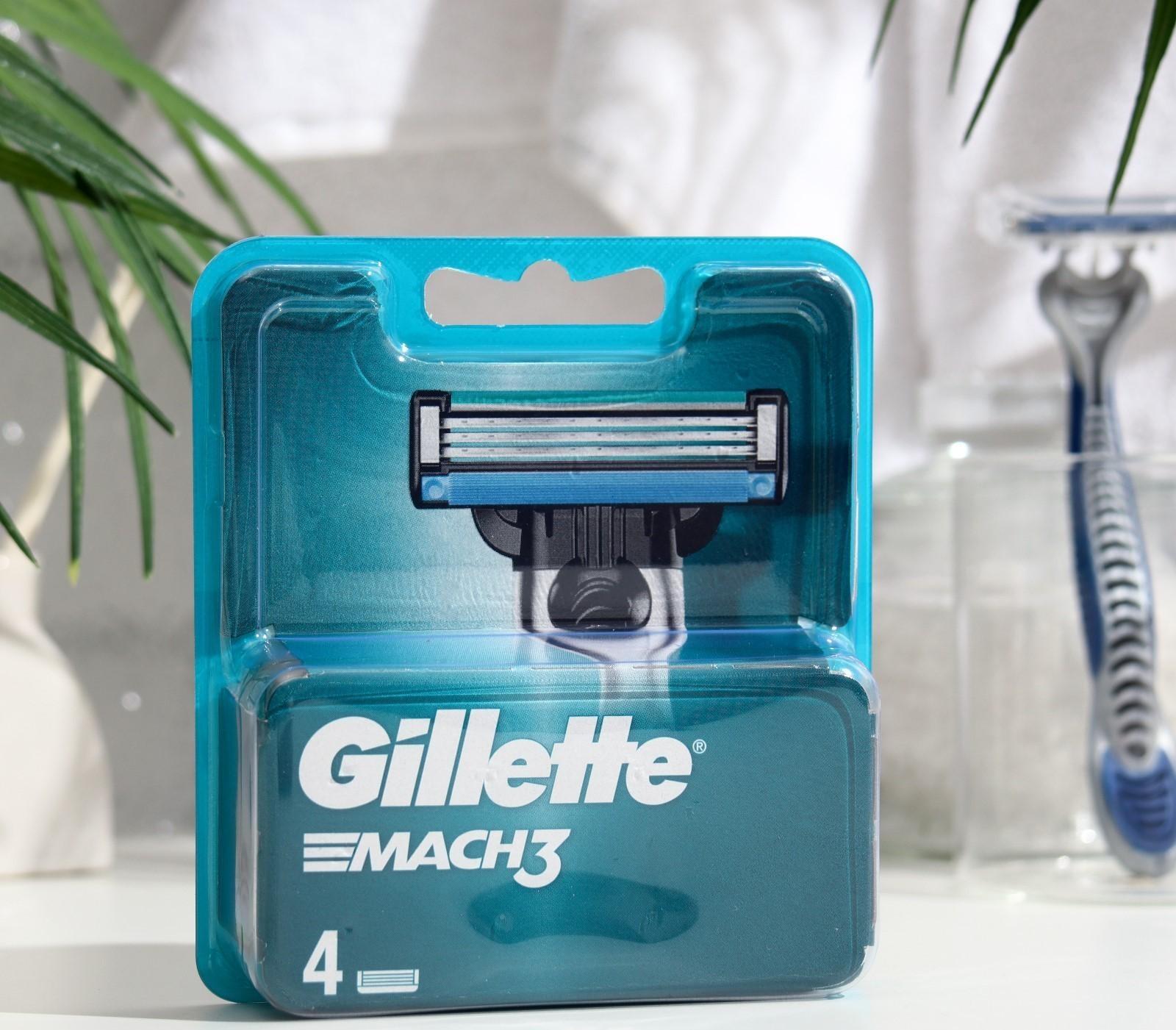 Сменные кассеты Gillette Mach3, 3 лезвия, 4 шт