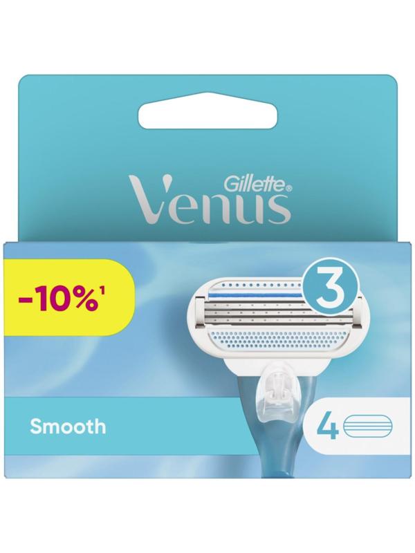 Сменные кассеты Gillette Venus, 3 лезвия, 4 шт