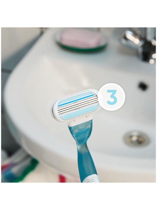 Сменные кассеты Gillette Venus, 3 лезвия, 4 шт