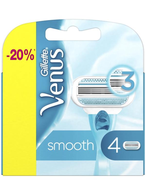 Сменные кассеты Gillette Venus, 3 лезвия, 4 шт