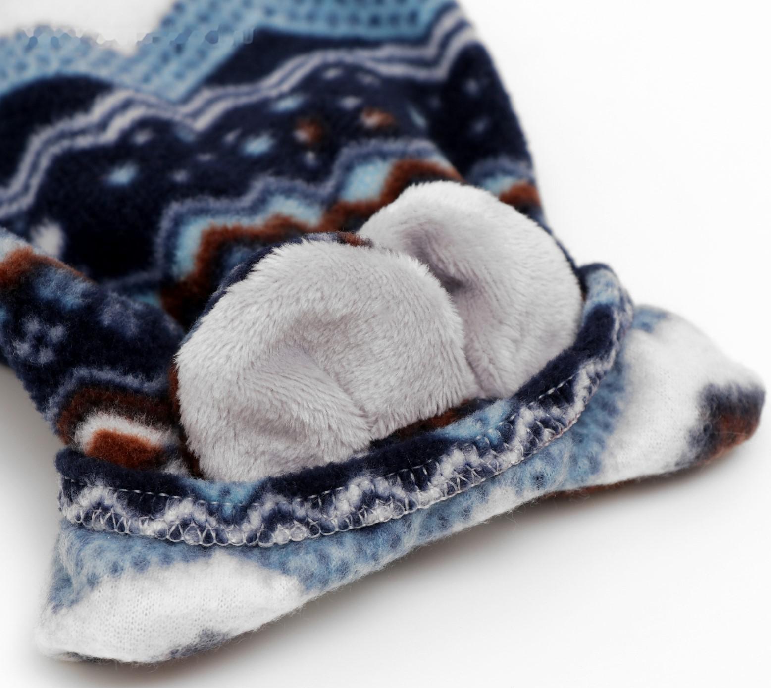 Шапка-капор зимняя для собак, XS-S, микс