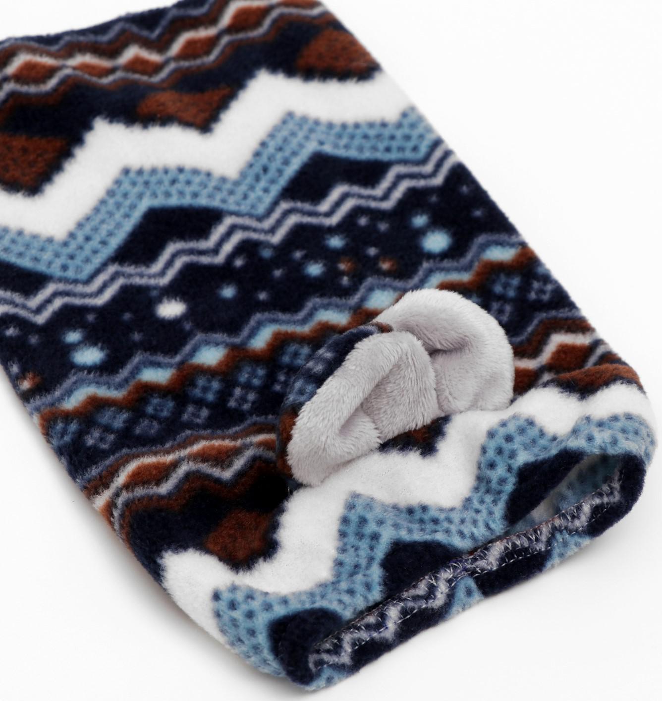 Шапка-капор зимняя для собак, M-L, микс