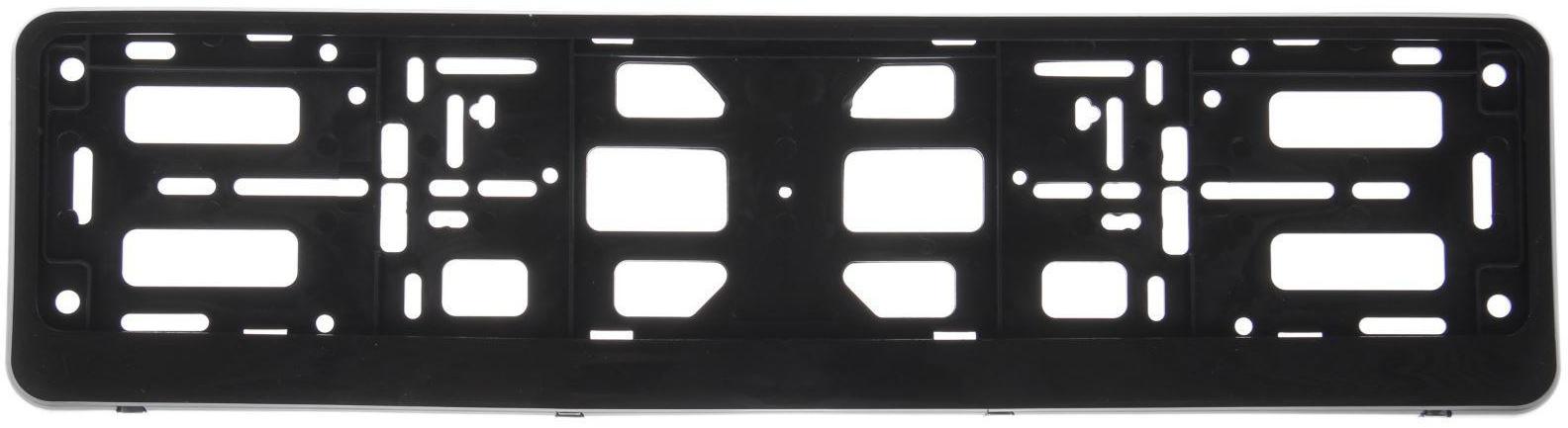 Рамка для автомобильного номера, книжка, черная