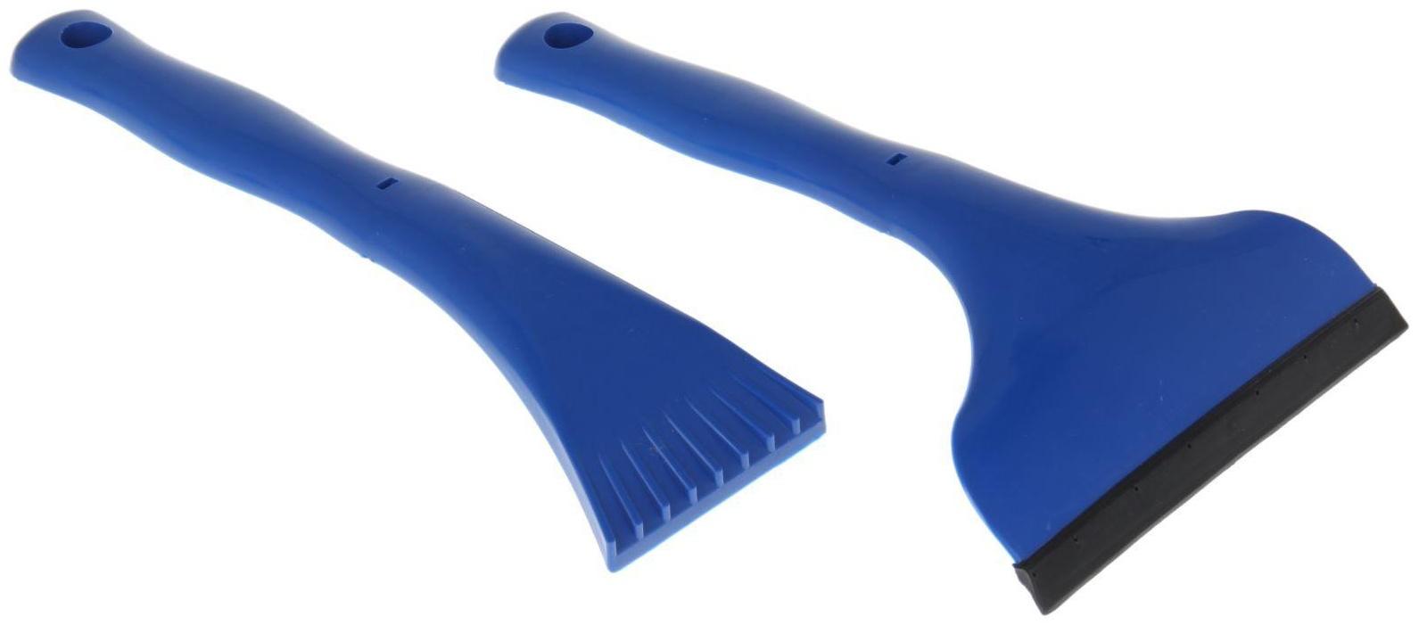 Скребок с водосгоном, синий