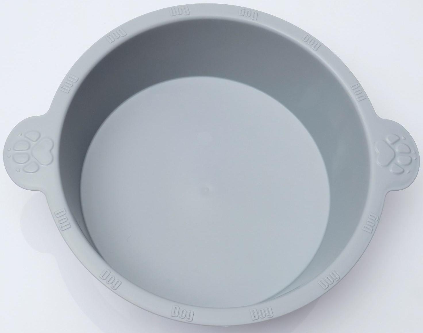 Миска для собак, круглая, 3л, микс цветов