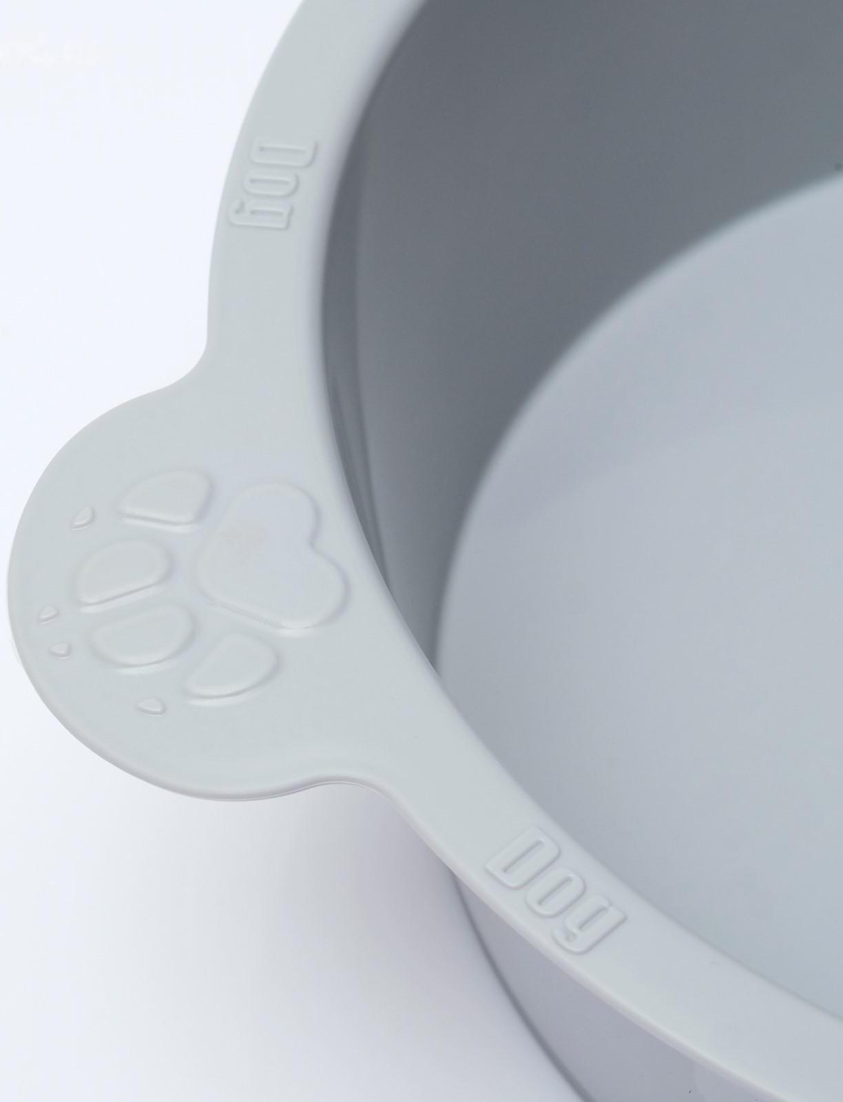 Миска для собак, круглая, 3л, микс цветов