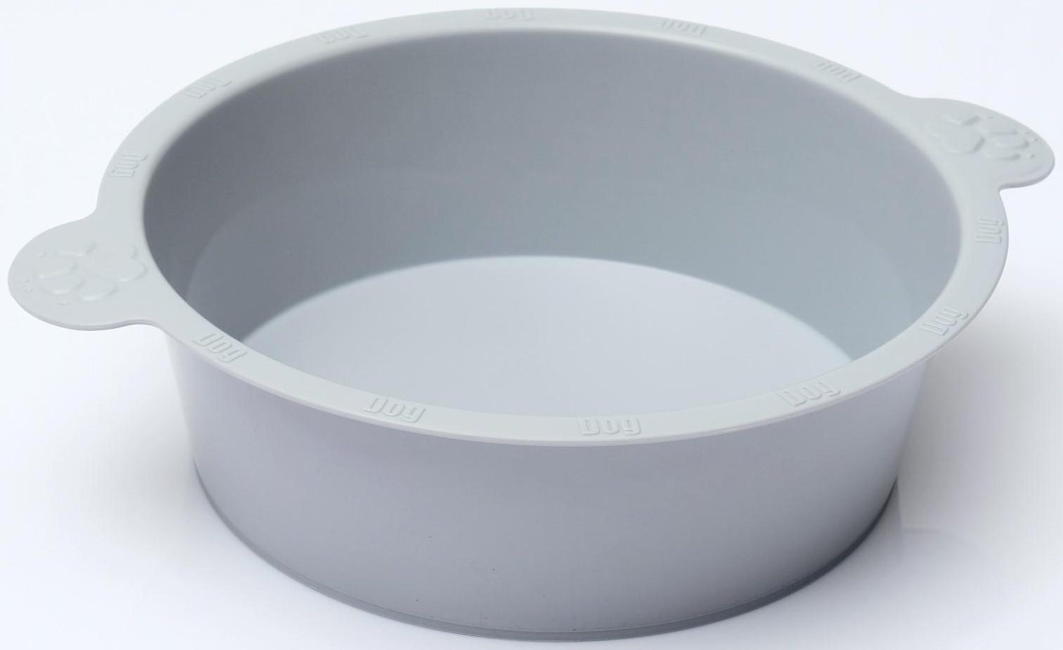 Миска для собак, круглая, 3л, микс цветов