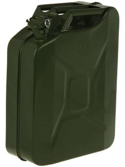 Канистра для бензина, 20 л, металлическая, со стопорным шплинтом