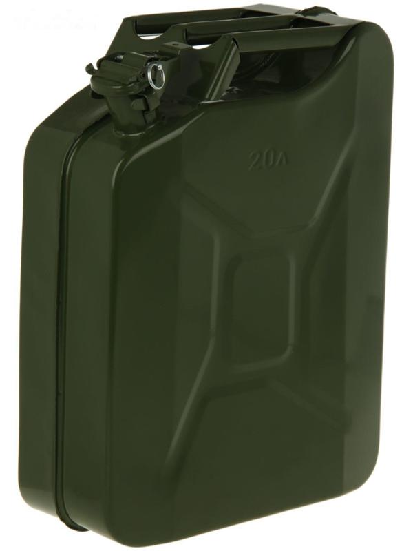 Канистра для бензина, 20 л, металлическая, со стопорным шплинтом