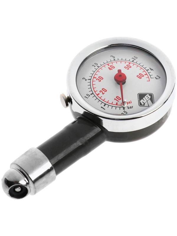 Манометр, металлический Nova Bright, в пластиковом футляре, до 6 атм