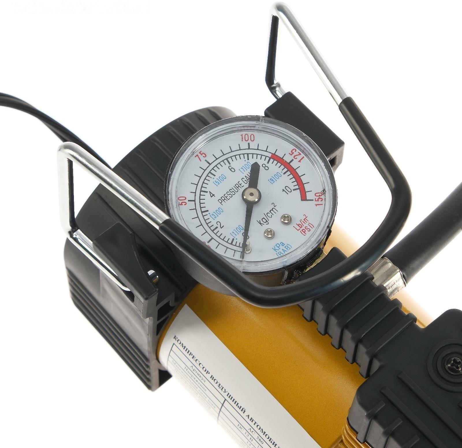 Компрессор автомобильный Торнадо АC-580, 14 A, 150 PSI, 30 л/м, 12 В