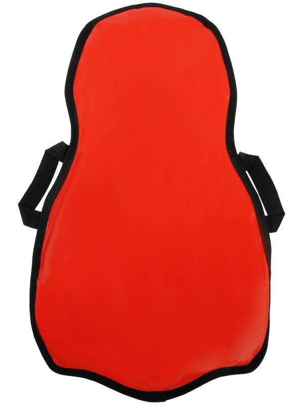 Санки-ледянки «Машинка № 7», размер 66 х 41 см, цвет зелёный