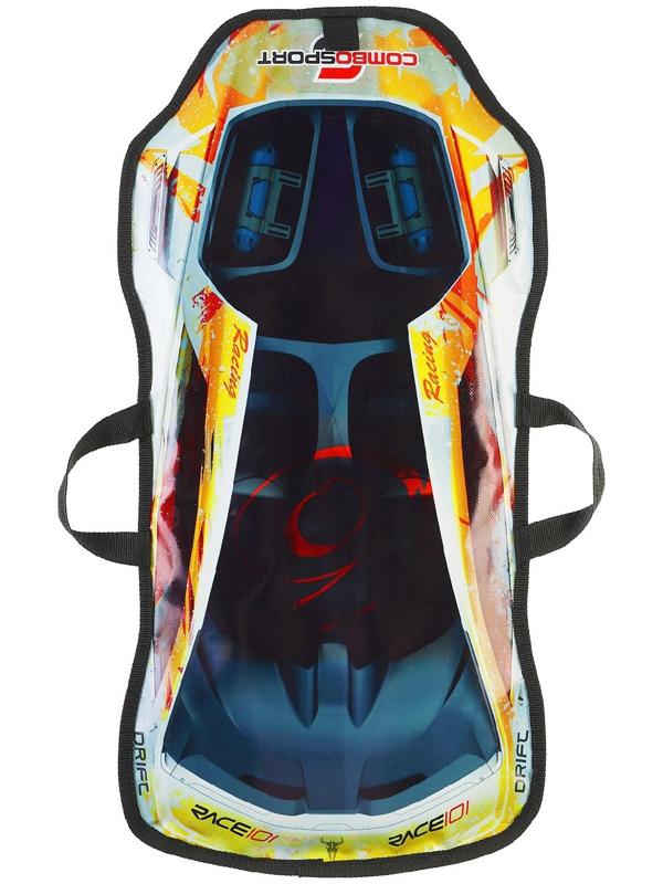 Санки-ледянки «Машинка №1», размер 77 х 38 см, цвета МИКС