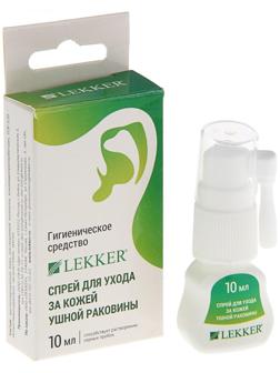 Спрей Lekker для ухода за ушной раковиной, 10 мл